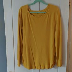 Yellow tunic sweater